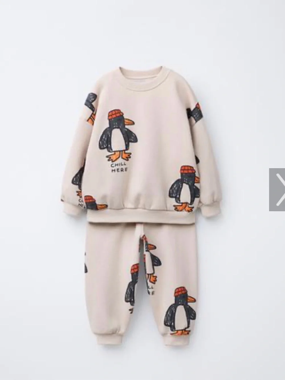 Zara Matching Jogging Set - Penguin Print